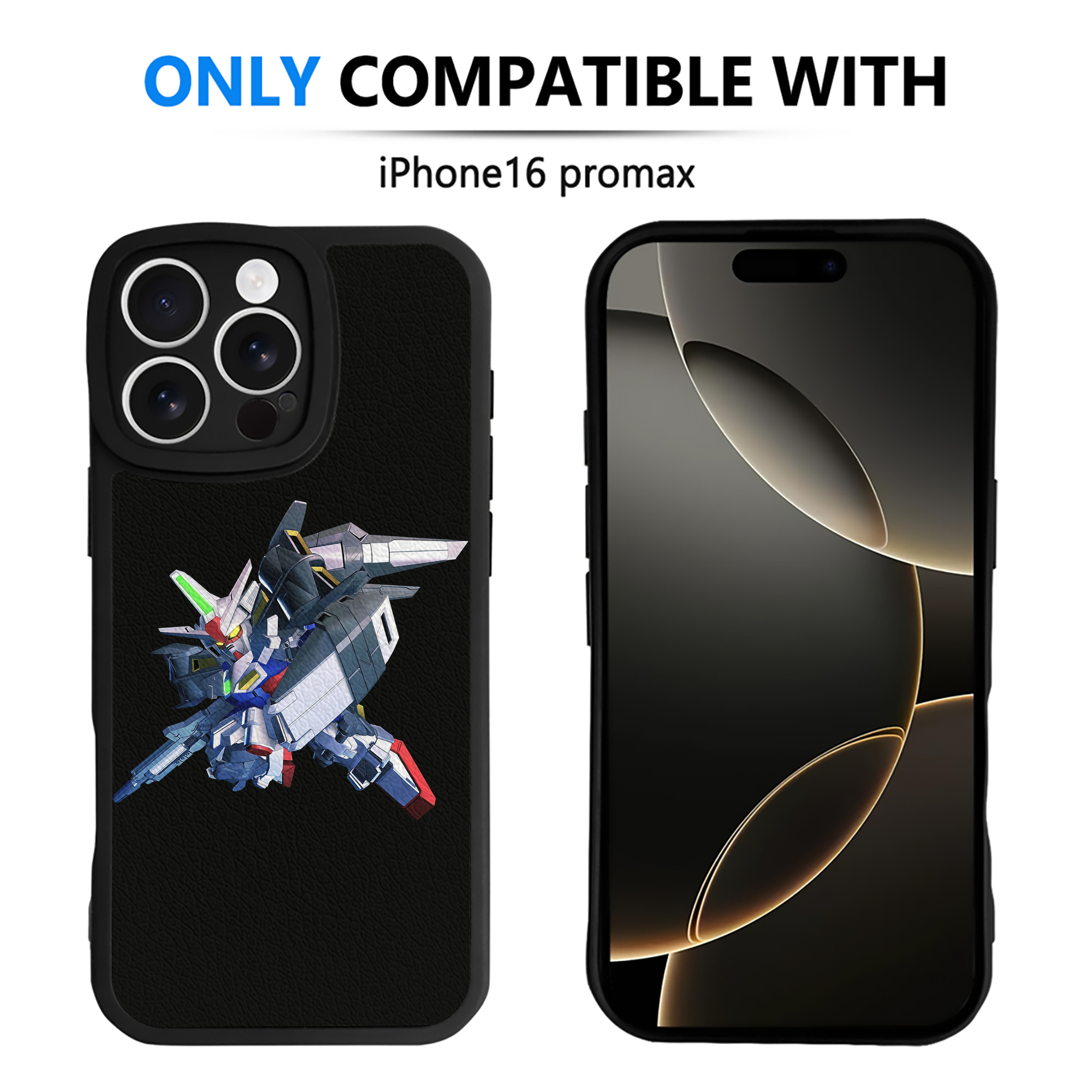 （画像用） 機動戦士ガンダム Mobile Suit Gundam 【iPhone 16シリーズ対応】シリコンスマホケース（レザー調） 材質：シリコン